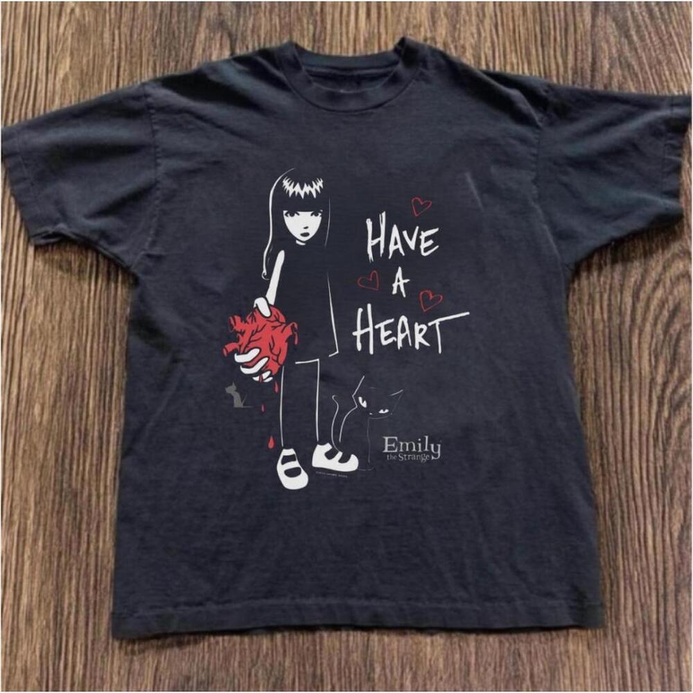 Black T-Shirt, Emily The Strange Black Cotton T-Shirt